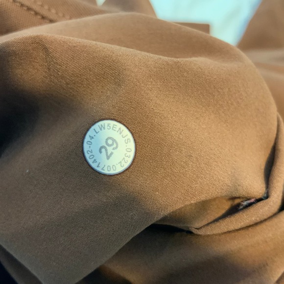 Lululemon City Sleek 5 Pocket Wide-Leg High-Rise Pant Roasted Brown - Picture 5 of 6